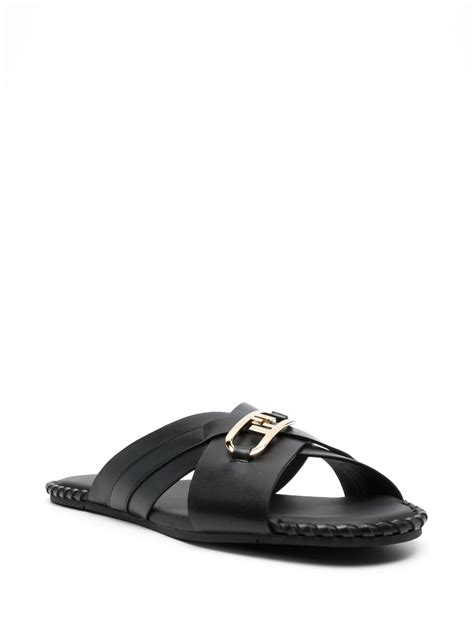 sandalias fendi peluche|farfetch Fendi sandals.